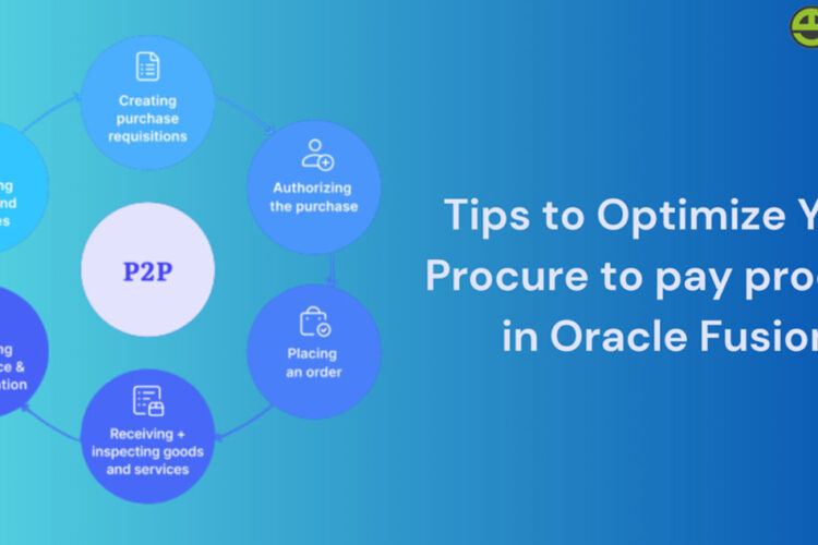 Procure to pay process in Oracle Fusion